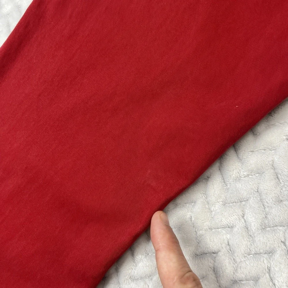 Polo Ralph Lauren 650 Denim Jean Pant Men 33x32 Red Straight Prep Chino Cotton - Picture 14 of 16